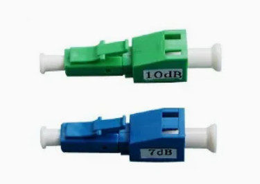 LC UPC/APC 3, 5, 10, 15, 20dB Attenuador de fibra óptica masculino-feminino com corpo metálico