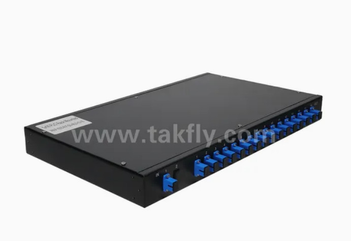 Gpon Epon 32 Port Rack Mount Fiber Optical Splitter Sc/APC Connector Alta confiabilidade e estabilidade