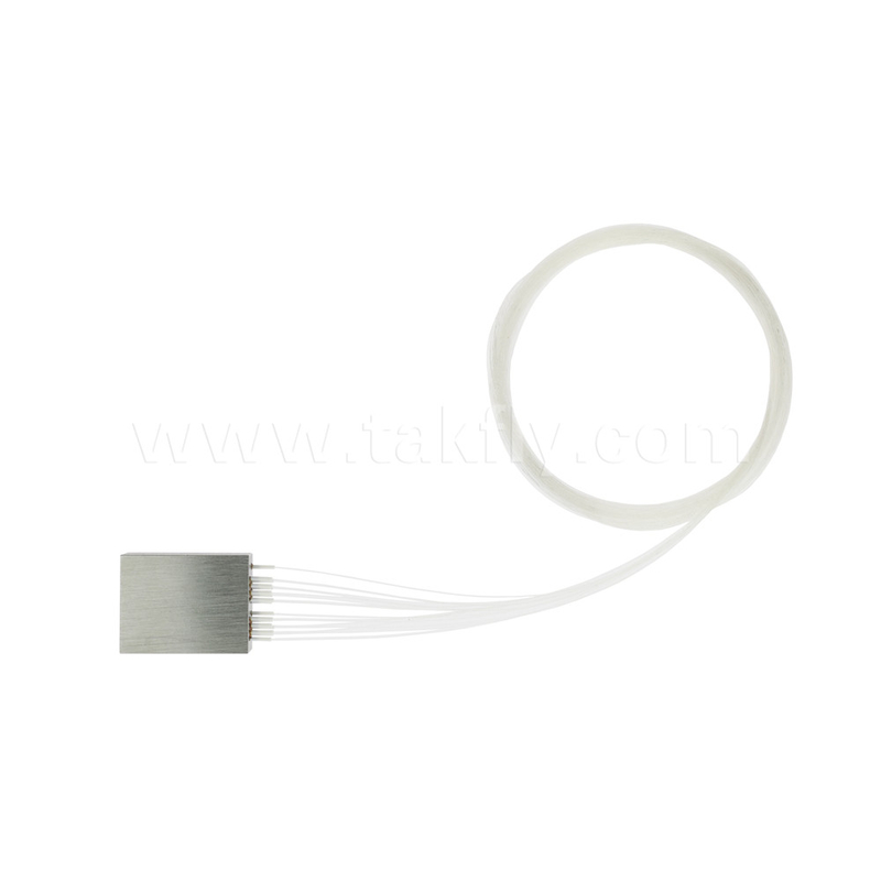 Tipo industrial 16CH Ultra Compacto DWDM Mux Demux, 100GHz C18-C48, comprimento de onda de alta precisão, saída de fibra unilateral