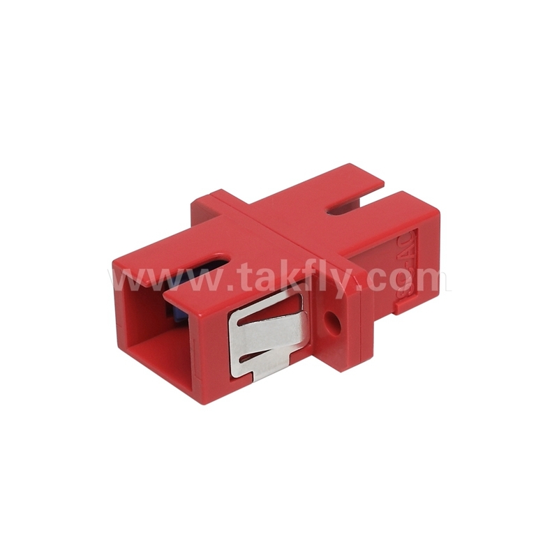 Adaptador de fibra óptica SC Simplex Multimodo APC UPC Baixa Perda