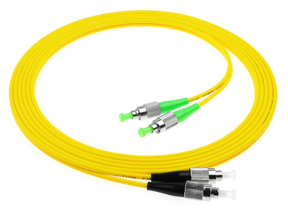 Cabo de Fibra Óptica Duplex FC-FC LSZH/PVC SM/MM UPC/APC