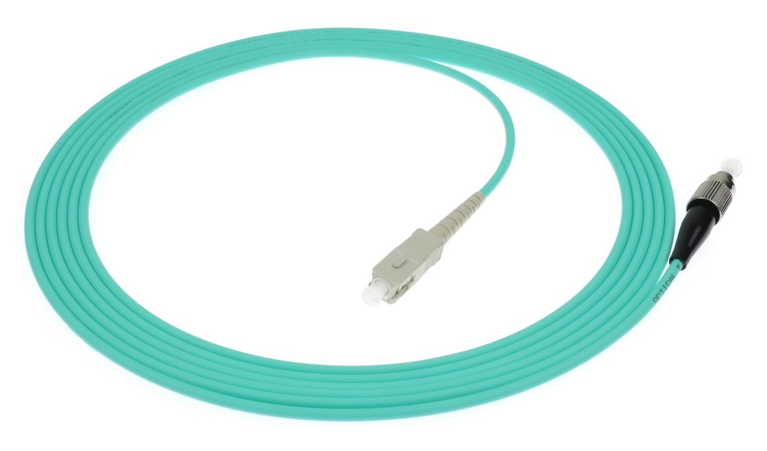 SC-FC Simplex Fiber Optic Patch Cord LSZH/PVC UPC e APC