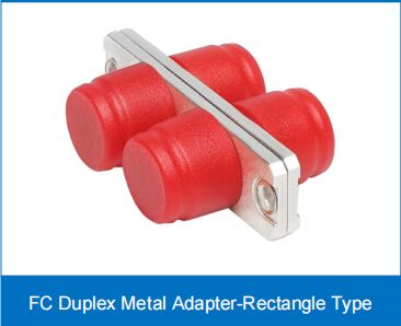 FC Duplex Metal Adapter-Rectangular Tipo APC Verde SM/MM Baixo IL
