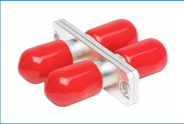 ST Duplex Metal Adaptador-Retângulo Tipo SM/MM Baixo IL 0,2dB