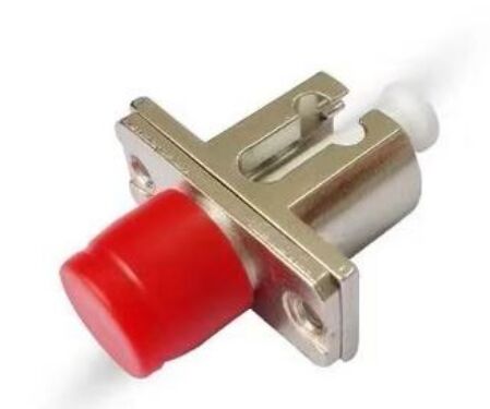 FC-LC Flancas metálicas de núcleo único Adaptador de modo único, multimodo Adaptador de fibra óptica para telecomunicações
