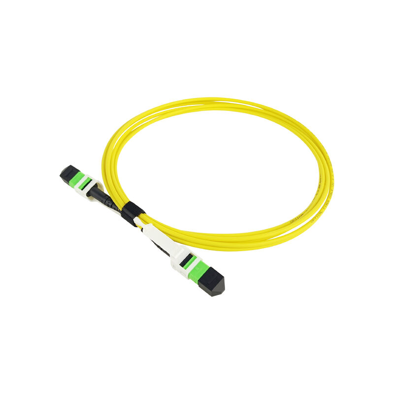 Pull Tab MPO MTP Masculino Feminino SM MM OM3 OM4 OM5 Fibra Óptica cabo de ruptura Fibra Óptica Patchcord/Fibra Óptica Patch Cable/Fibra Óptica cabo tronco/Fibra Óptica Fanout cabo para alta densidade