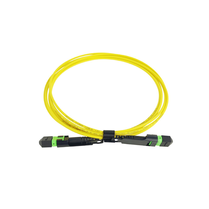 Elite Low IL MPO MTP Fiber Connector com Pull Tab Fiber Optical Breakout Cable Fiber Optic Patchcord/Fiber Optical Patch Cable/Fiber Optical Trunk Cable/Fiber Optic Fanout Cable para alta densidade