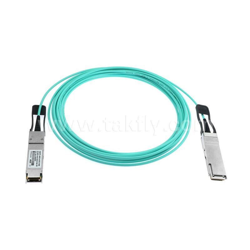 Cabos ópticos ativos Fibra AOC 40G QSFP+ a 40G QSFP+ para centro de dados FTTH FTTX