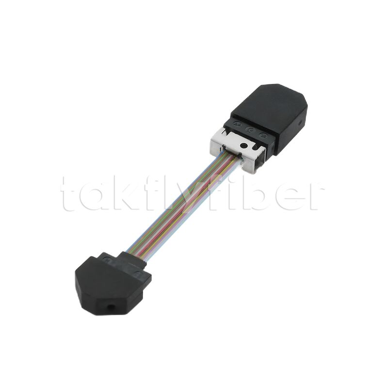 Cabo de Fibra Óptica MT-MT de Baixa Perda com Design Tipo Fita para QSFP28 e Outros Módulos Ópticos Paralelos