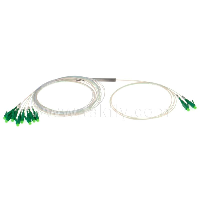 PLC Splitter 2*N Tubos de aço SC APC/UPC Fibra óptica de 0,9 mm para Data Center Telecom FTTX