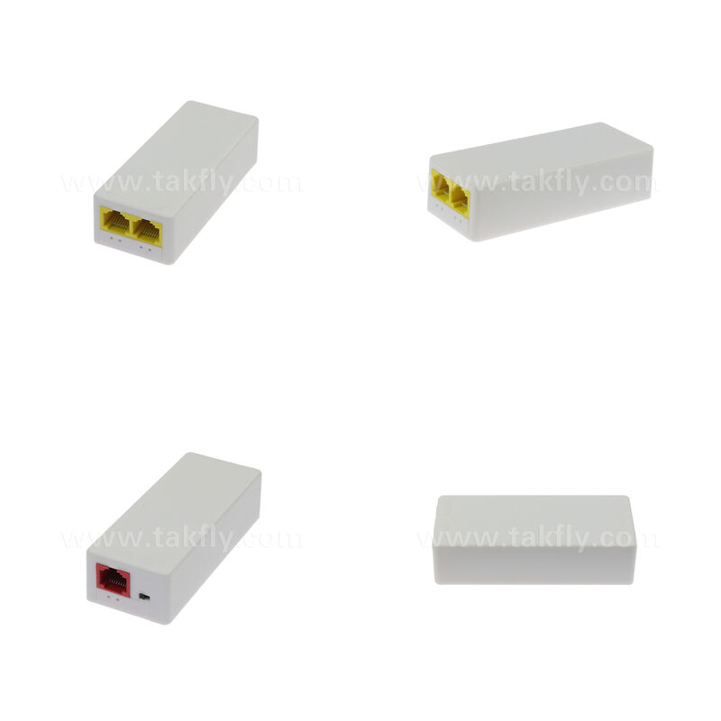 1 to 2 Port Gigabit Waterproof PoE Extender with 250m Extension and IEEE 802.3af/at Standard