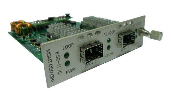 8.5G~11.7G OEO Fiber Media Converter AC220V Sinal de longa distância não gerenciado (3R Repeater)