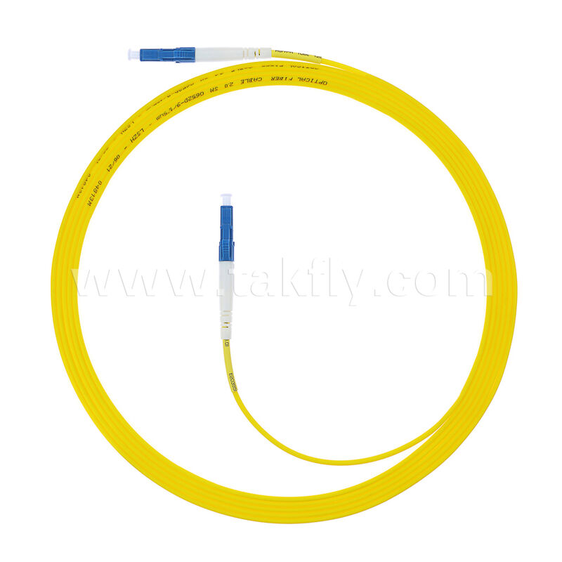 LC-SC Patch Cord Monomodo / Multimodo, Simplex e Duplex (1 Núcleo 2 Núcleos) Cabo Jumper de Fibra Óptica