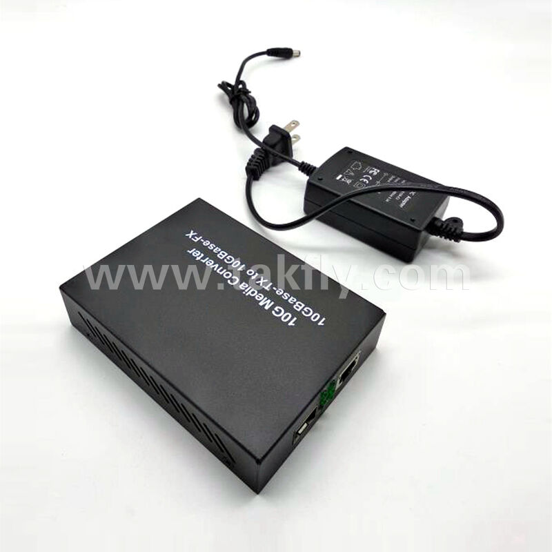 10G Gigabit Unmanaged Fiber Media Converter, Expansão da Rede de Grupos de Trabalho Redução de Custo, Proteção Isulada e Fácil Manutenção