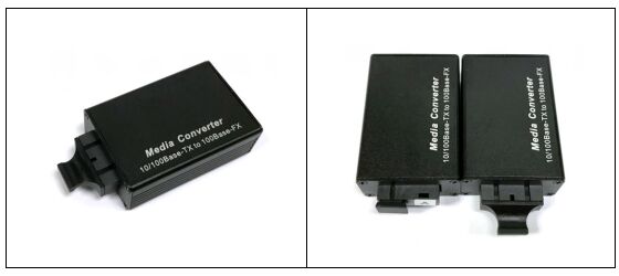 Mini 1-Port 10/100Base-TX para 100Base-FX Fiber Media Converter