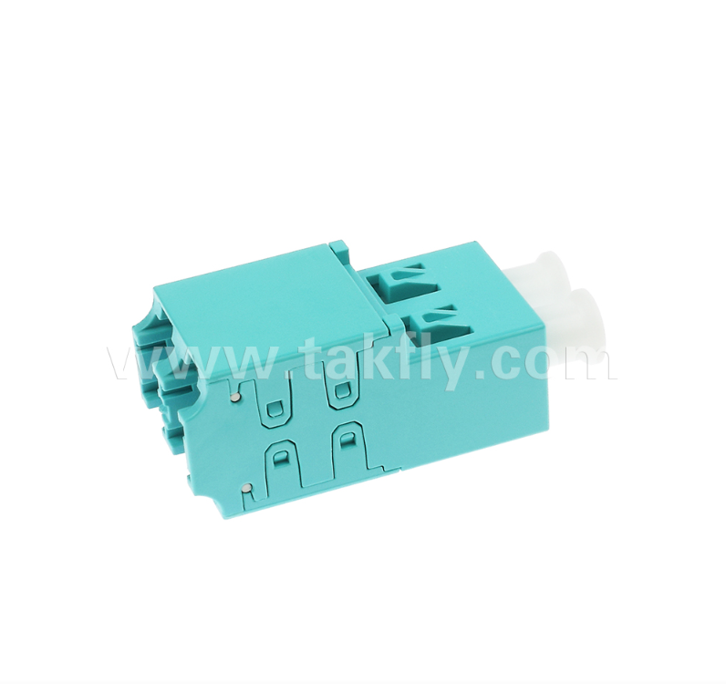 Adaptador comutável de Polaridade Duplex LC Polaridade A / B reversível por campo, placas de bloqueio de luz incorporadas, protege os olhos da exposição a laser, para Data Center e FTTx High-Density Patching