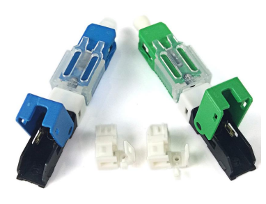 Conector de fibra mecânica instalável em campo SC APC/UPC montado em campo FTTH - Tecnologia pré-embutida de fibra