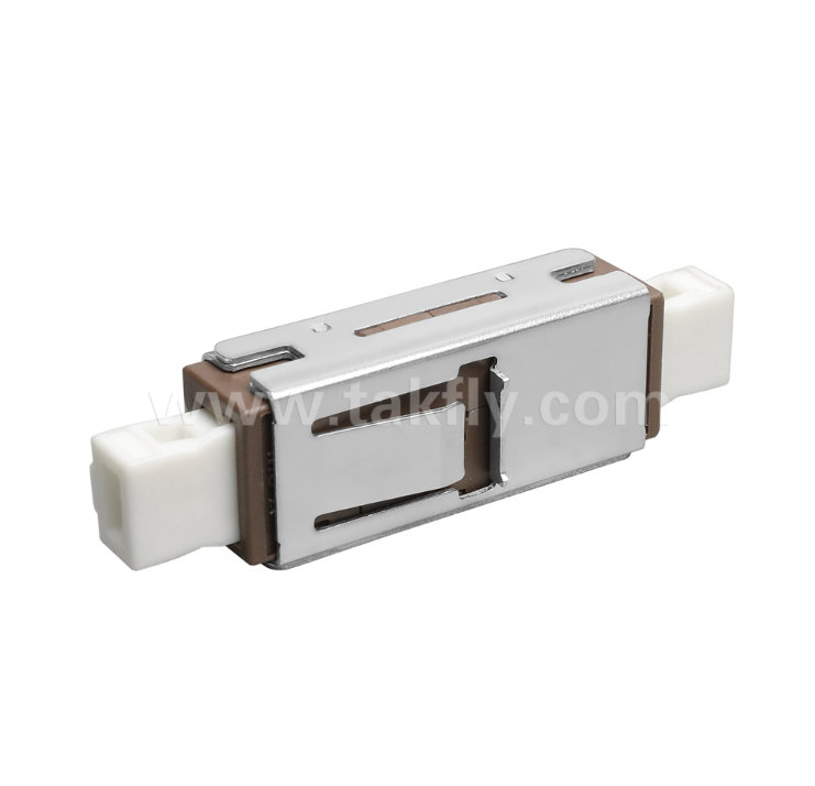 Adaptador MU Simplex ️ Design compacto, baixa perda de inserção, manga de zircônio de precisão, para conexões de fibra de alta densidade