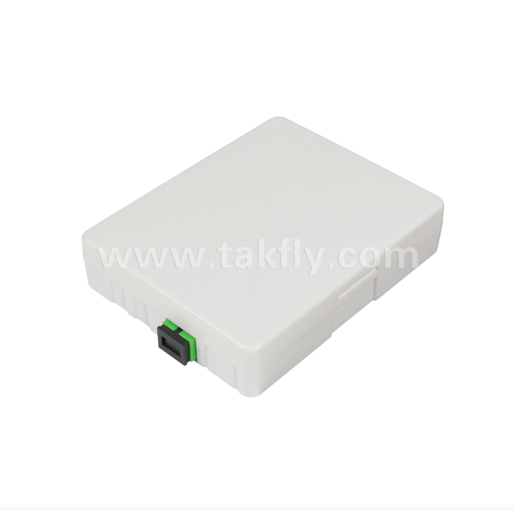 TKS-1806-02GB Caixa de terminação de fibra- Mesa ou montagem na parede, ideal para FTTH Final Drop & Pigtail Termination