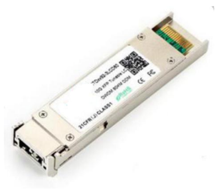 Transceptor óptico 10Gbps 1550nm 80KM XFP | Rede de alta qualidade e fibra óptica |（XFP-TK1592-LC80）