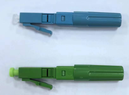 Conector rápido de fibra instalável em campo FTTH LC/SM UPC/APC para cabo pendente interno