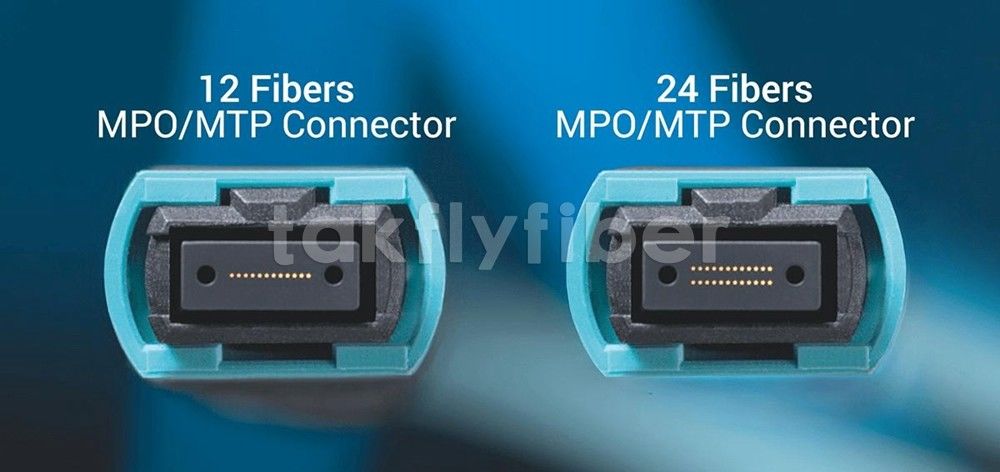 50/125um Fiber Mode MPO/LC Fanout Trunk Cable com 0,35dB Max Insertion Loss e PVC/LSZH Outer Sheath