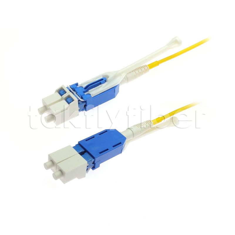 Patchcord de Fibra Óptica Duplex Uniboot 2.0mm de Diâmetro com Fibra G657A1 e Cabo LSZH Conector LC PC