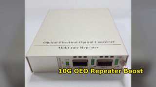 Repetidor de fibra 10G OEO SFP+ para SFP+