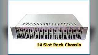 Chassi para montagem em rack de 14 slots com altura 2U