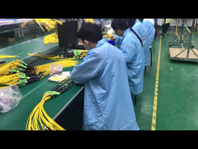 CHINA Cabo Trunk MPO Monomodo OS2 Personalizado Amphenol com 288 Fibras e Perda de Inserção Máxima de 0.35dB para Data Center para venda