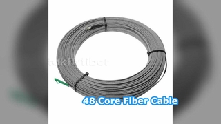 Cabo de remendo de cabo de fibra óptica FTTH Bullet SCAPC pré-conectorizado pulável, 2,0x5,2mm
