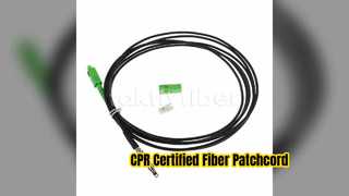 Patchcord de Fibra Óptica CPR Dca SM G657AB3 LSZH