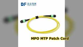 Patch Cord MPO MTP projetado para ambientes de data center de alta densidade