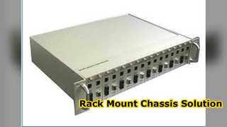 Conversão de mídia de rede em chassi de montagem em rack de 16 slots